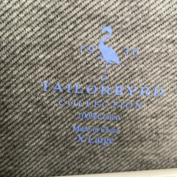 Taylor Byrd Men’s XL pullover quarter zip. thin pullover - gray - Picture 2 of 5